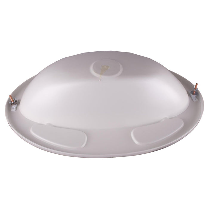 White Plastic Oval Bathroom Vanity Sink Bowl for Caravan Motorhome or Boat Grove  - Dynamic Drive