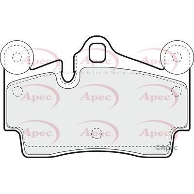 Apec Brake Pads Rear Fits Audi Q7 Porsche Cayenne VW Touareg