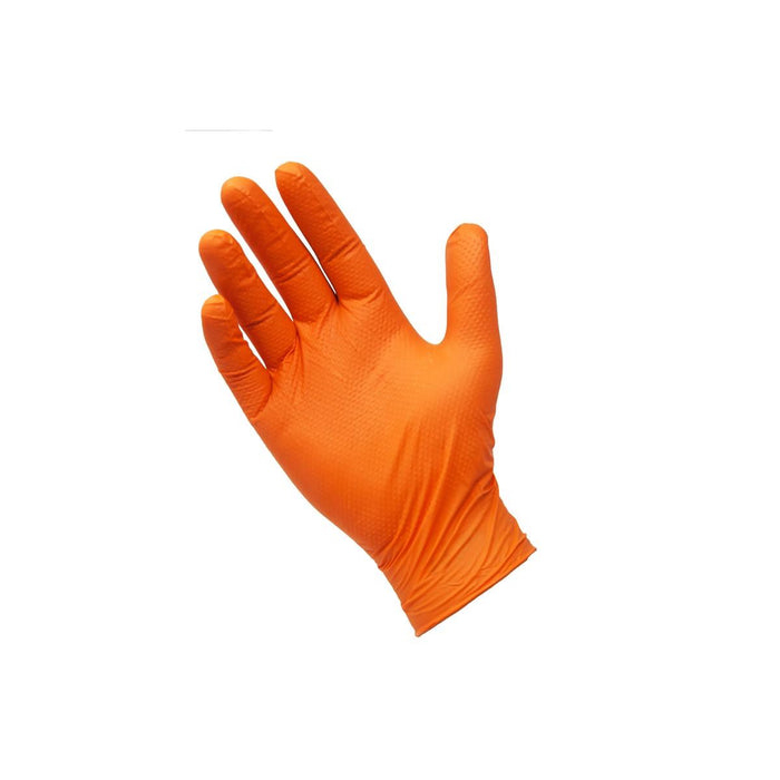 Unicare ProTect Orange HD Nitrile Gloves - Extra Large UNIGLOVES  - Dynamic Drive