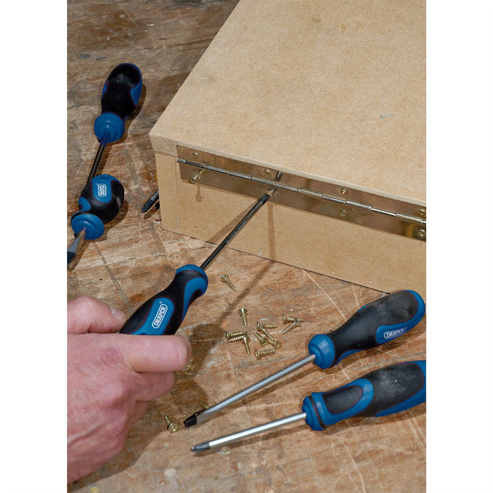 Draper Soft Grip Screwdriver Set (8 Piece) 48933 Draper  - Dynamic Drive