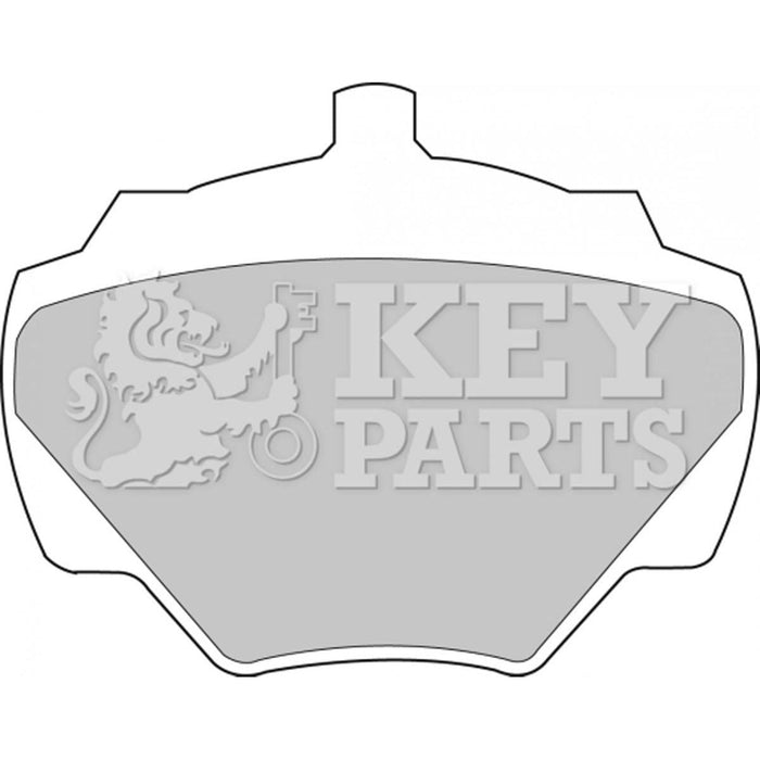 Genuine Key Parts KBP1528 Rear Brake Pads (AP Lockheed)