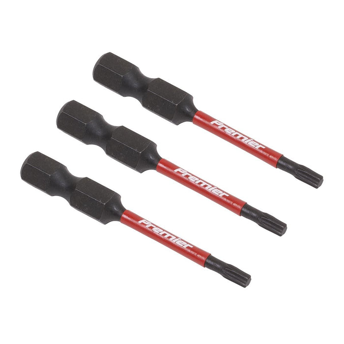 Sealey TRX-Star* T10 Impact Power Tool Bits 50mm 3pc AK8240 Sealey  - Dynamic Drive