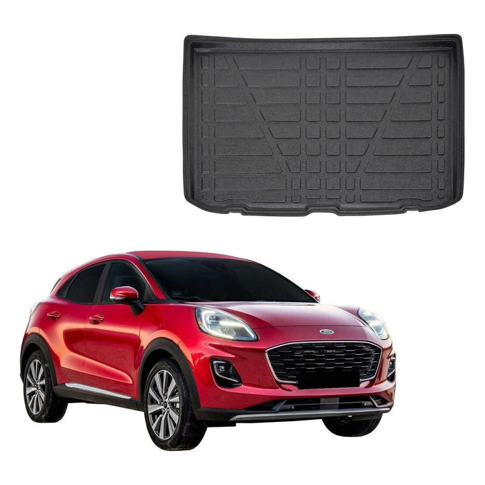 Heavy Duty Tailored Fit Boot Liner Tray Car Mat Fits Ford Puma 2020-up UKB4C  - Dynamic Drive