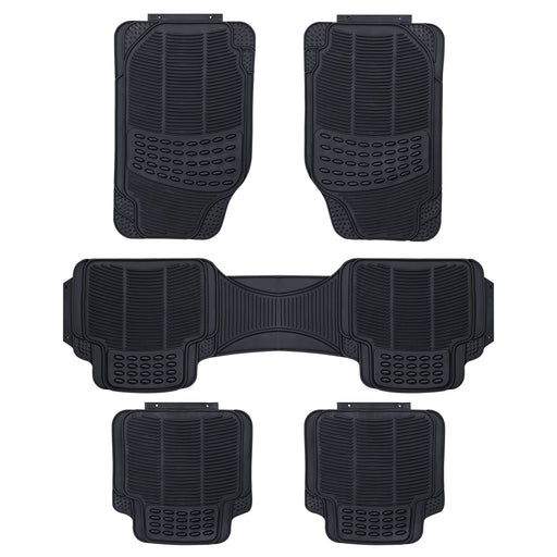 5 Piece MPV Heavy Duty Rubber Non Slip Car Mats Set fits Nissan X-Trail SUV UKB4C  - Dynamic Drive