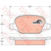 Genuine TRW Brake Pads (Rear) (R90) GDB1396 TRW  - Dynamic Drive