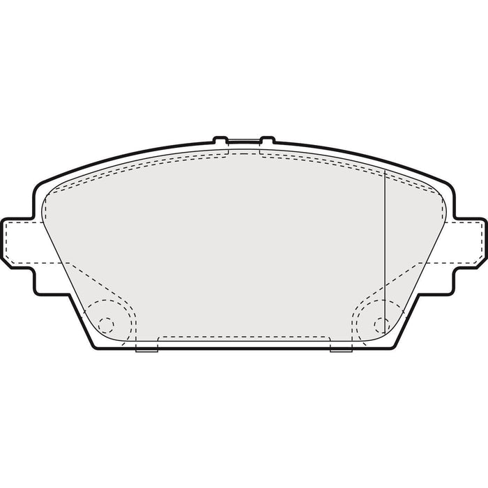 Apec Brake Pads Front Fits Nissan Primera