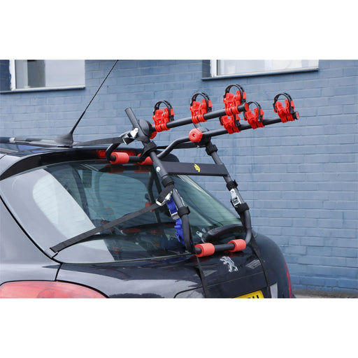 3 Cycle Carrier Rear Tailgate High Bike Rack Bicycle for Volvo XC60 XC90 UKB4C  - Dynamic Drive