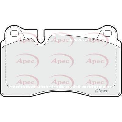 Apec Brake Pads Front Fits Ferrari 612 VW Touareg