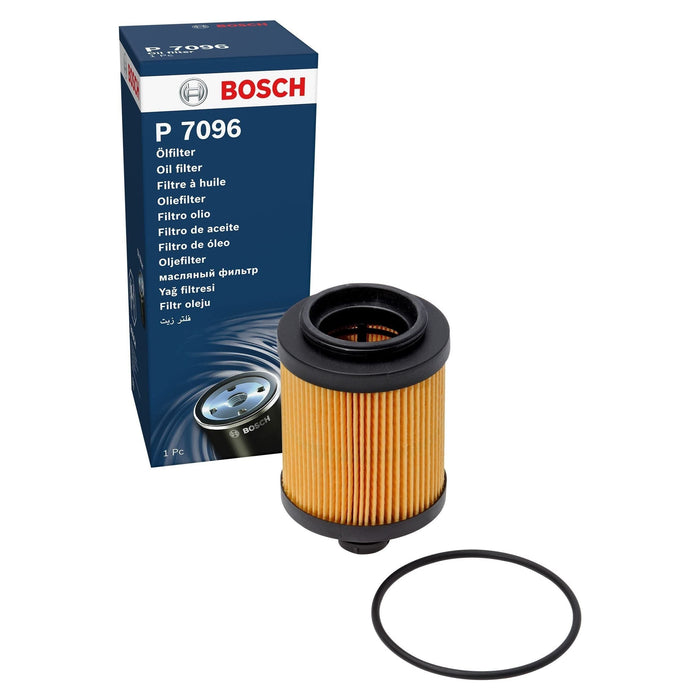 Bosch Car Oil Filter P7096 fits Fiat Doblo Cargo JTD Multijet - 1.3 - 10- F02640