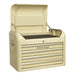 Sealey Retro Style Topchest Mid-Box & Rollcab Combination 10 Drawer Cream Sealey  - Dynamic Drive