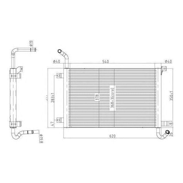 NRF Radiator 50145