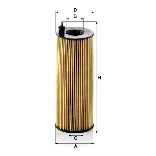 Genuine Mann Oil Filter for BMW 135X3(N47D20AB)07- HU721/5X Mann & Hummel  - Dynamic Drive