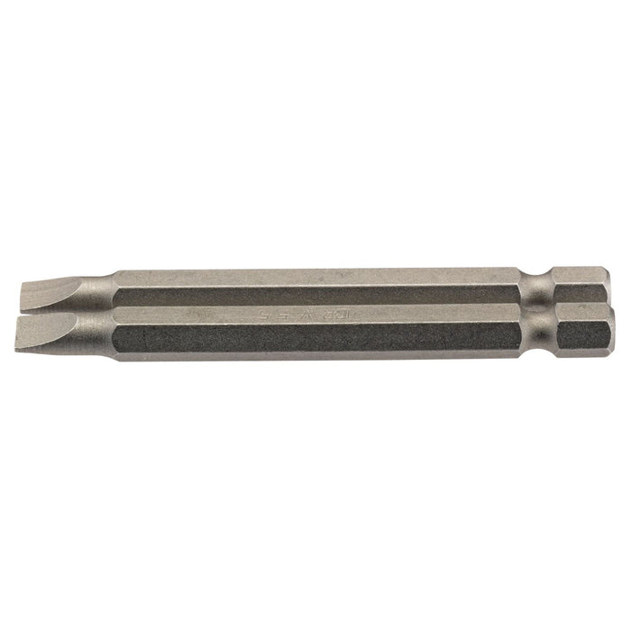 Draper Plain Slot Insert Bit, 5.5mm, 1/4" Hex, 75mm Long (Pack of 2) 64296 Draper  - Dynamic Drive