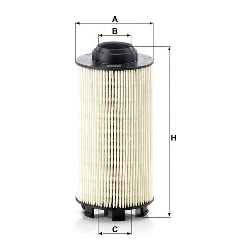 Genuine Mann Fuel Filter for EVOBUS PU834/1X Mann & Hummel  - Dynamic Drive