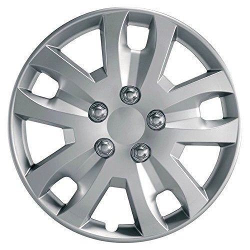 Pair Of Silver 14" Caravan Wheel Trims Hub Caps for Coachman Amara 560-6 2009 UKB4C  - Dynamic Drive