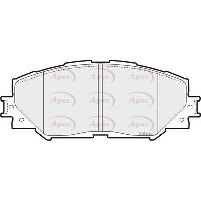 Apec Brake Pads Front Fits Toyota Auris Corolla Rav-4 Urban Cruiser Ver