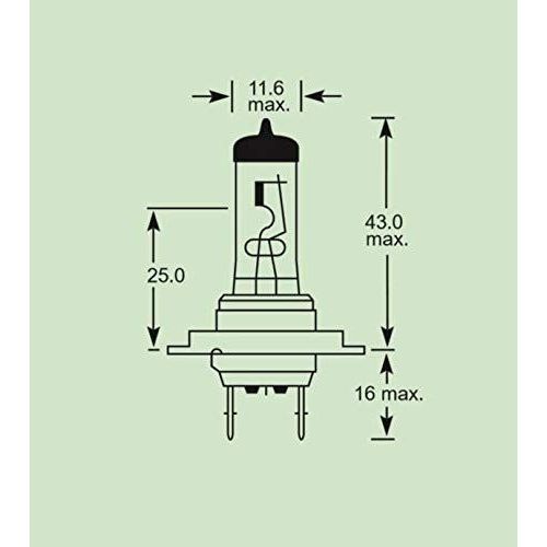 Connect Lucas Headlight Bulb H7 12V 55W OE477 1pc 30605