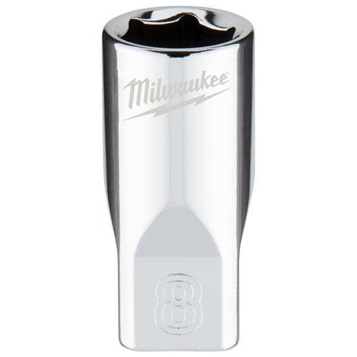 Milwaukee 1/4 Drive Socket Metric Standard 8mm 4932478316 Milwaukee  - Dynamic Drive