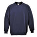 Portwest Roma Polycotton Sweatshirt - Navy - Large Portwest  - Dynamic Drive