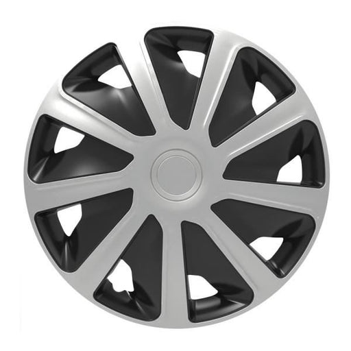 4x Silver/Black 16" Inch Deep Dish Van Wheel Trims Hub Caps For Vauxhall Vivaro UKB4C  - Dynamic Drive