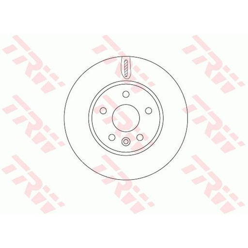 Genuine TRW Brake Disc (Pair) DF6819 TRW  - Dynamic Drive