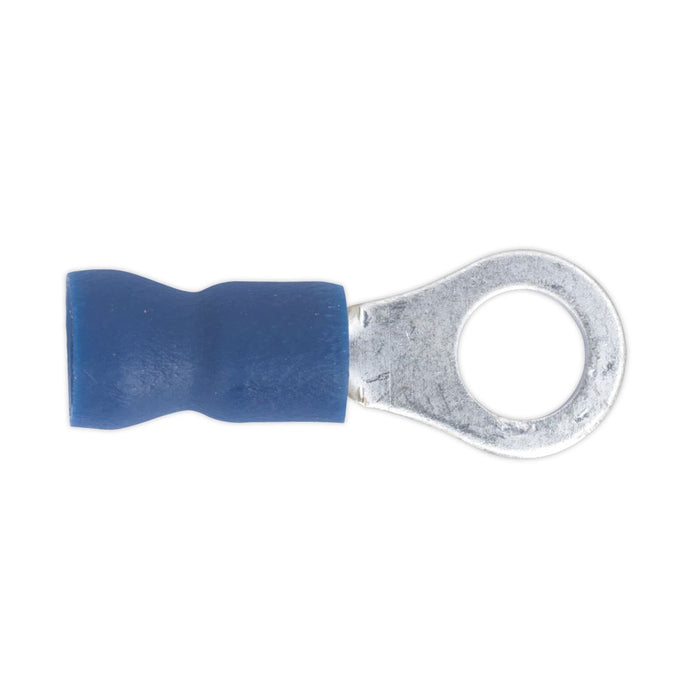 Sealey Easy-Entry Ring Terminal 5.3mm (2BA) Blue Pack of 100 BT25