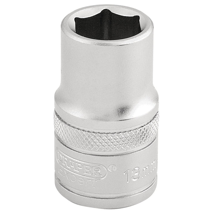 Draper 6 Point Metric Socket, 1/2" Sq. Dr., 13mm 16602