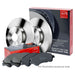 Genuine APEC Rear Brake Disc & Pads Set Solid for Seat Leon Apec  - Dynamic Drive