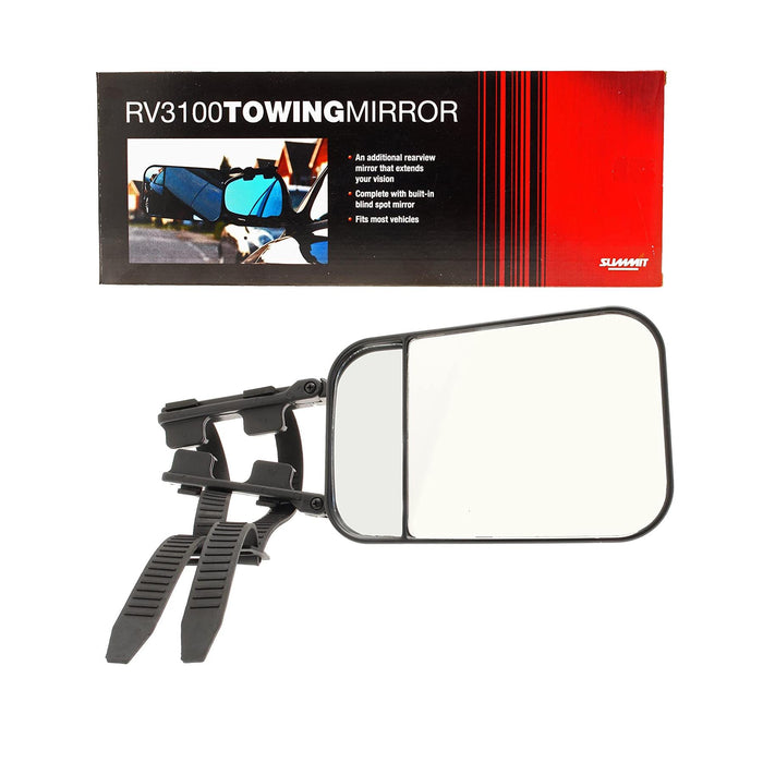 2x Caravan Towing Mirrors Car Van Wing Mirrors Extension Mirror Pair +Blind Spot