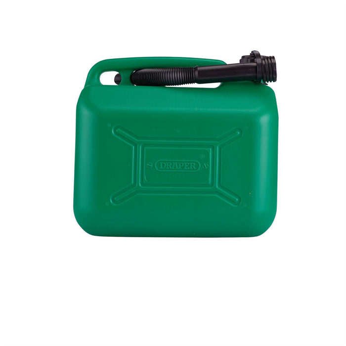 Draper Plastic Fuel Can, 10L, Green 09055