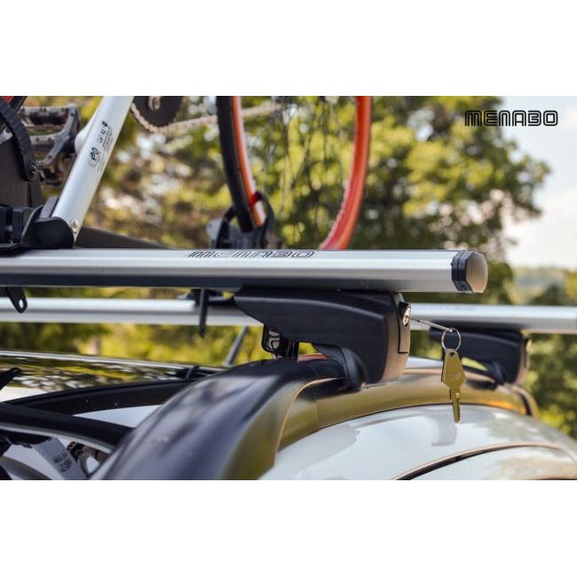 Aluminium Locking Roof Rack Wide & Flat Bars fits Seat Ibiza IV Estate 2010-2017 Menabo  - Dynamic Drive