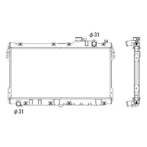 NRF Radiator 506522