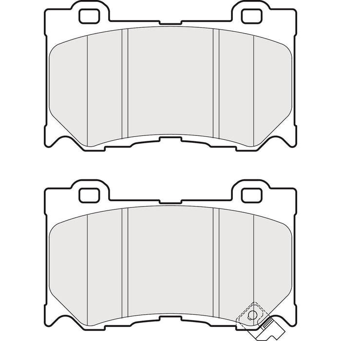 Apec Brake Pads Front Fits Infiniti Fx G M Q Qx Nissan 300 Series