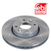 Genuine FEBI Front Brake Discs & Pads Set Vented for Dacia Sandero Febi Bilstein  - Dynamic Drive