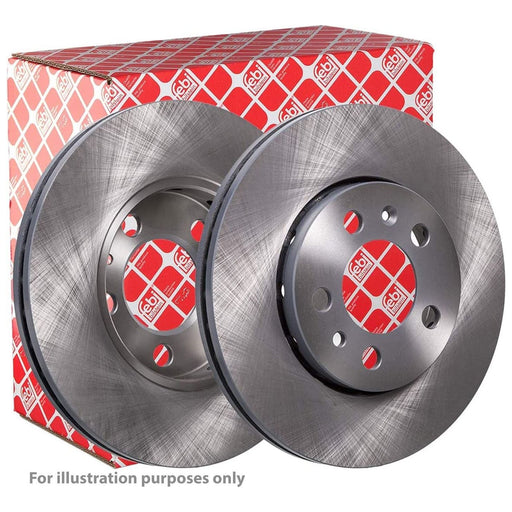 Pair of Blue Print Front Vented Brake Discs for Nissan Kubistar  Renault Kangoo Blue Print  - Dynamic Drive