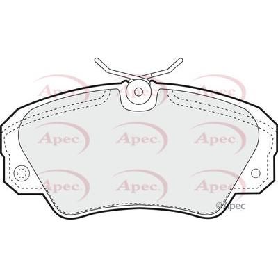 Apec Brake Pads Front Fits Lotus Carlton Opel Omega Senator Vauxhall