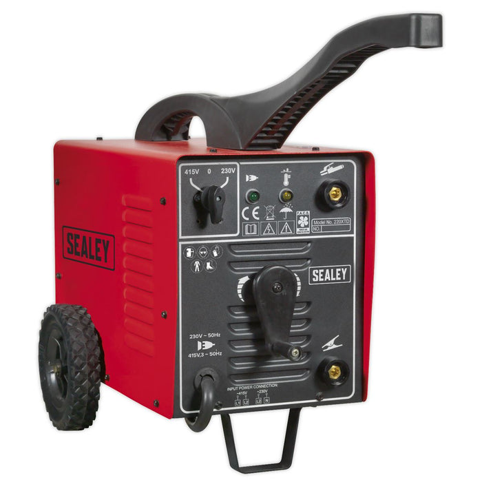 Sealey Arc Welder 220Amp 230/415V 3Ph With Accessory Kit