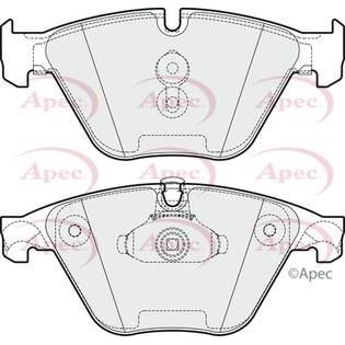 Apec Brake Pads Front Fits BMW 5 Series