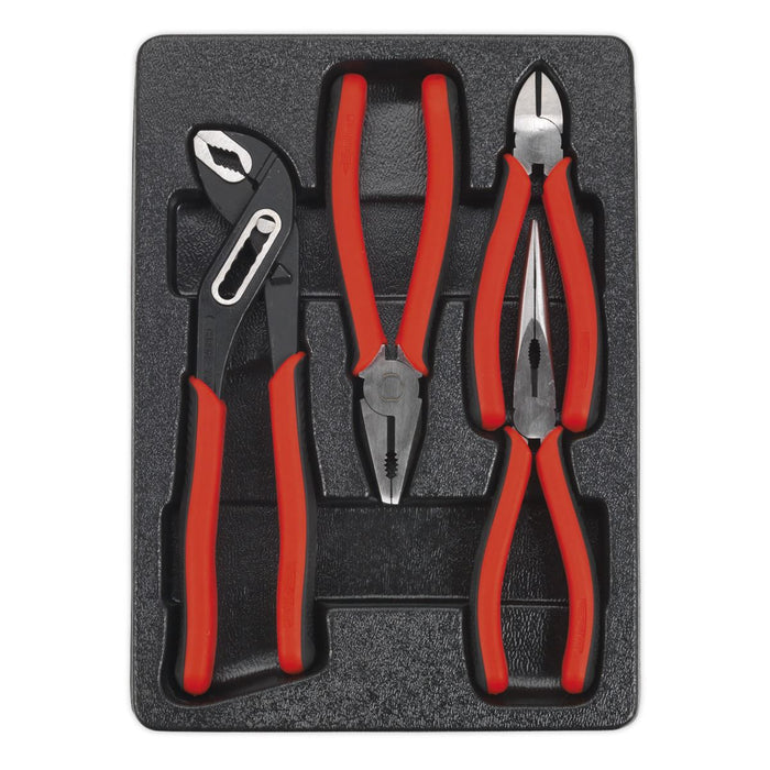 Sealey Pliers Set 4pc AK8579 Sealey  - Dynamic Drive