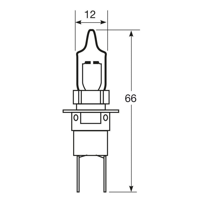 Ring Automotive R960 12V 55(85) W P22D H3C (0556) Halogen Headlamp