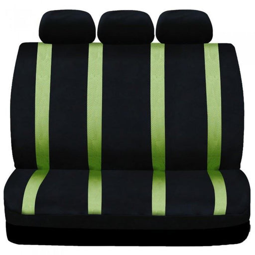 UKB4C Green Full Set Front & Rear Car Seat Covers Universal Fit UKB4C  - Dynamic Drive