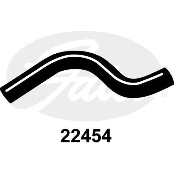 Gates Curved Radiator Hose 310Mmx27 fits Mazda 323 - 1.6 - 01-04 22454