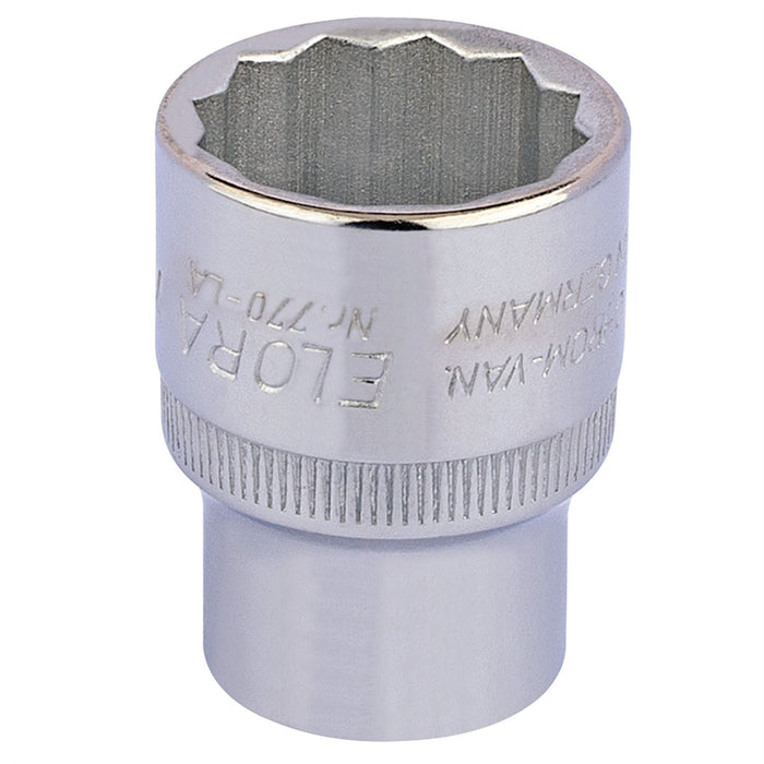 Draper Elora Bi-Hexagon Socket, 1/2" Sq. Dr., 7/8" 24442