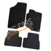 Fully Tailored Black Carpet Car Mats for Peugeot 207 Set of 4 With 2 Clips UKB4C  - Dynamic Drive