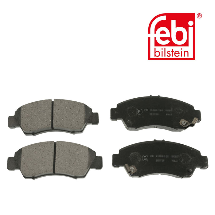 Genuine FEBI Front Brake Discs & Pads Set Vented for Honda Jazz