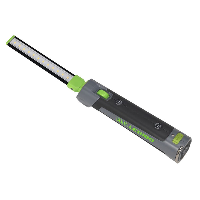 Sealey Rechargeable Slim Folding Inspection Light 4W & 1W SMD LED Lithium-ion Sealey  - Dynamic Drive