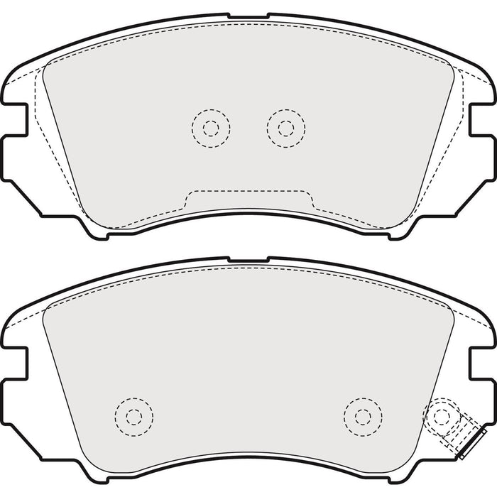 Apec Brake Pads Front Fits Kia Magentis Soul