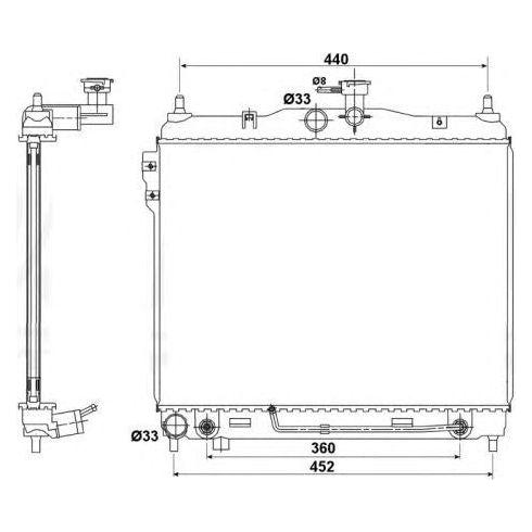 NRF Radiator 53173