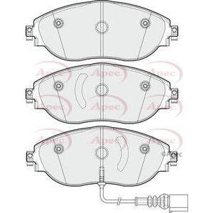 Apec Brake Pads Front Fits Audi Q3 S3 Sq2 Seat Alhambra Leon Tarraco Sk