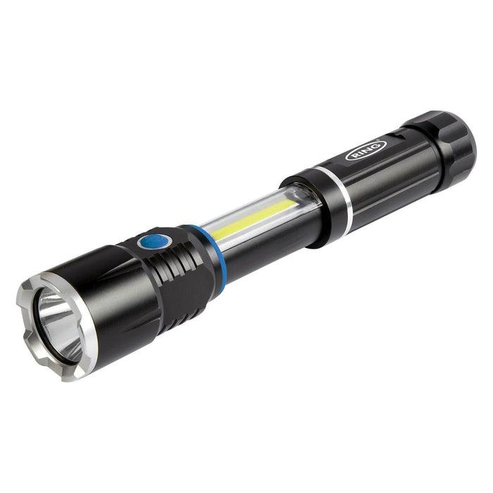 CCA Ring Telescopic LED Torch with Lamp - RT5195